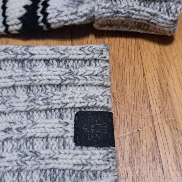 TNA Lambswool Knitted Zip Up Sweater Grey and White with collar - Size XS - Picture 5 of 5